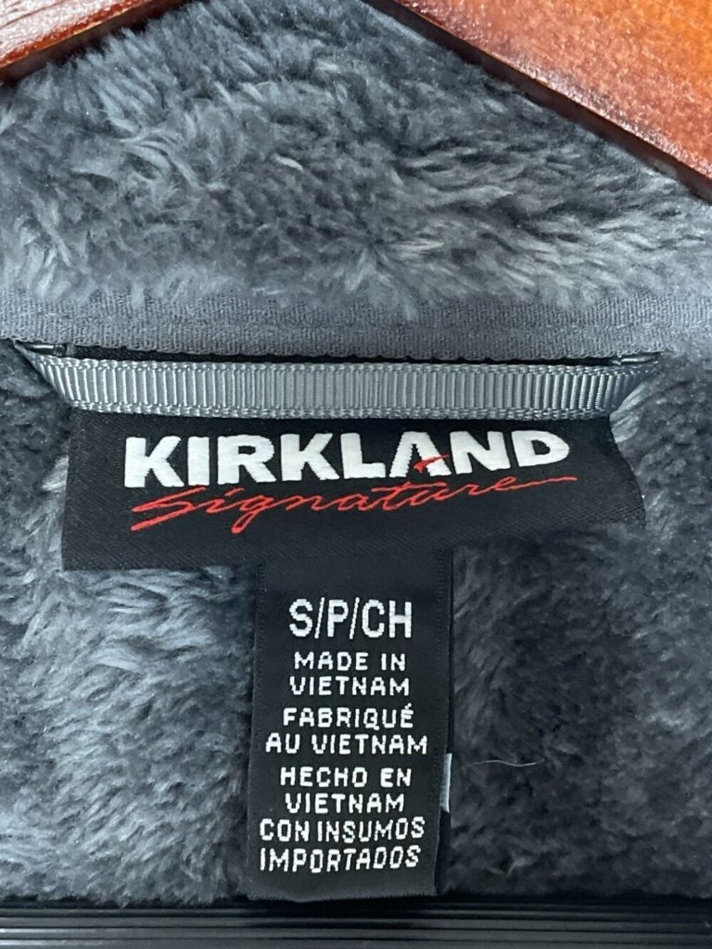 Kirkland Signature Men's S Gray Hooded Windbreaker Jacket K1053 - Picture 6 of 8
